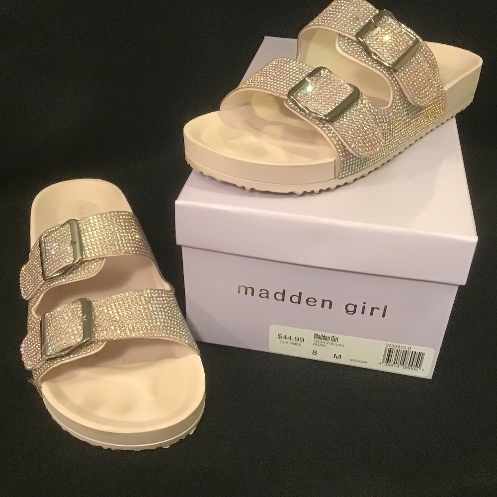 Madden Girl Sandals with Rhinestones
